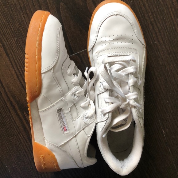 Reebok Shoes - SOLD White Reebok Classics with Gum Sole